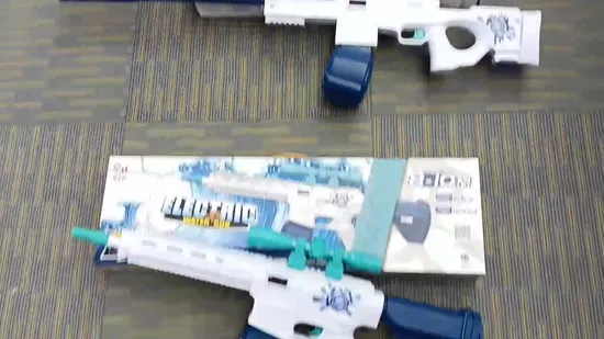 Kids Summer Outdoor Plastic Toys Battle Play Set 600ml Electric Water Gun Toy