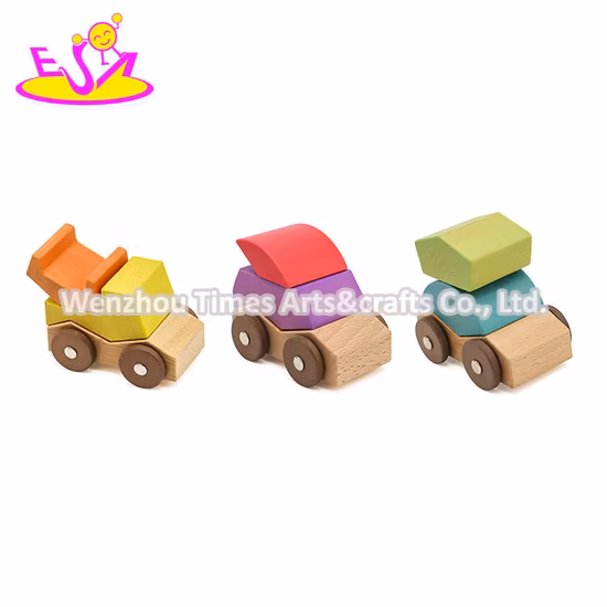 어린이 W04A481에 대한 도매 미니 나무 자기 기차 장난감 세트